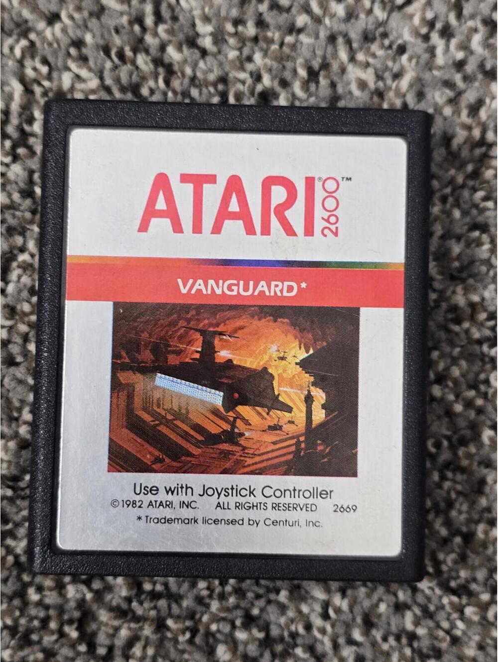 Atari 2600 Vanguard Cartridge Game